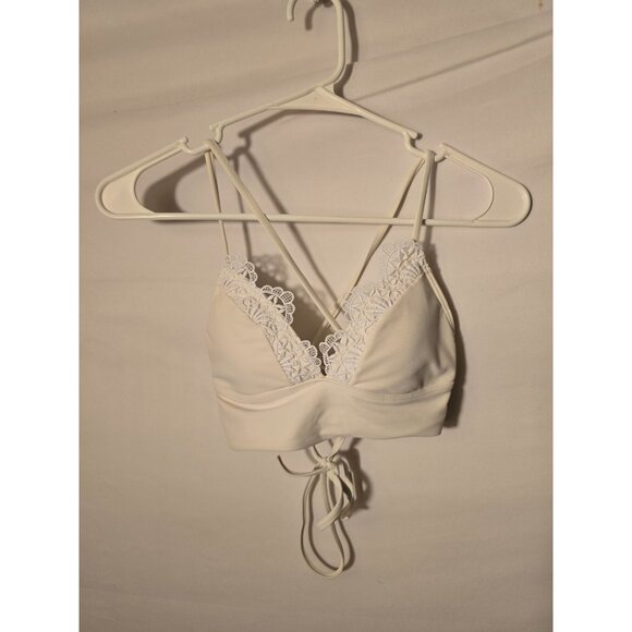 Hollister Other - Hollister Swim White Hot Bikini To Swimsuit Womens Size XS Juniors Lace Up